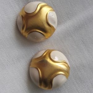 Vintage clip on earrings Midcentury